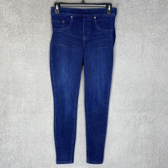 SPANX Pants - Spanx Ready to Wow Women's Sz S Jeggings Indigo Blue Dark Wash